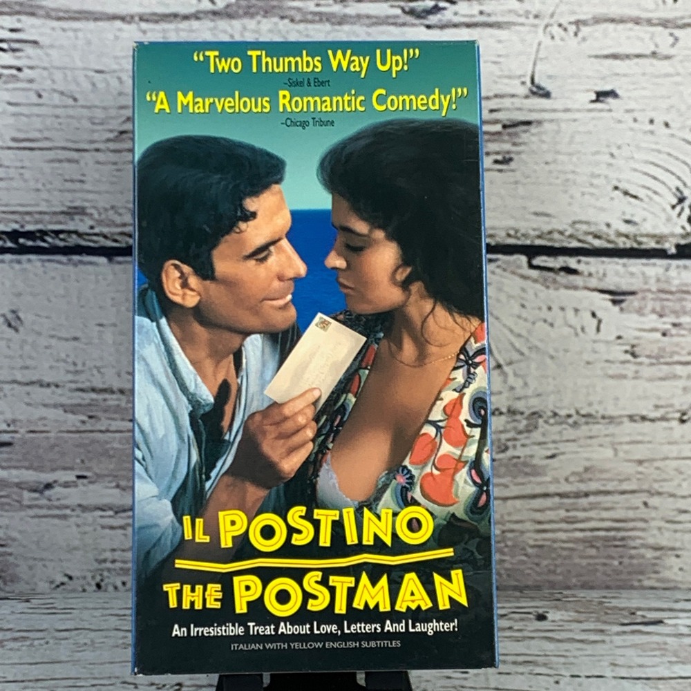 Il Postino The Postman [1994 VHS] Tape Romantic Comedy‎ Movie Italian Film